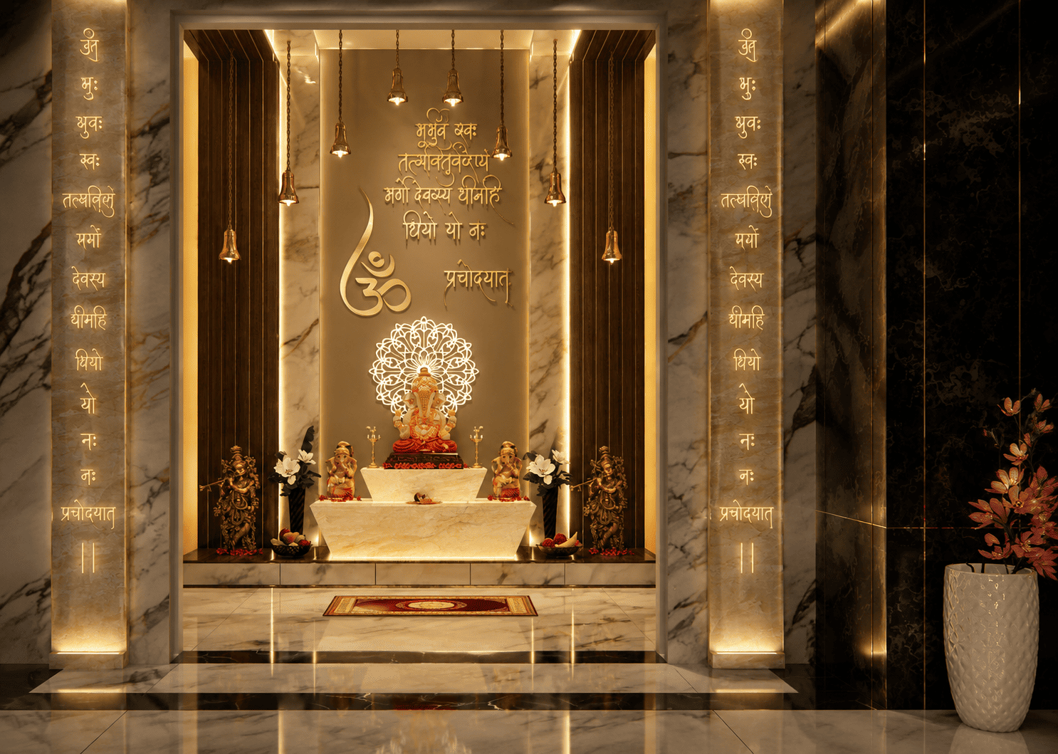 Luxury bathroom interior